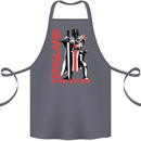 England Born & Bred St Georges Day Cotton Apron 100% Organic Steel