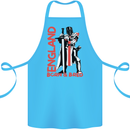 England Born & Bred St Georges Day Cotton Apron 100% Organic Turquoise