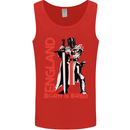 England Born & Bred St Georges Day Mens Vest Tank Top Red