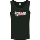 England Flag Football Mens Vest Tank Top Black