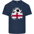 England Football Flag Kids T-Shirt Childrens Navy Blue