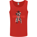 England St Georges Day Knights Templar Flag Mens Vest Tank Top Red