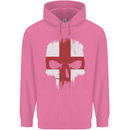 English Skull England Flag Gym Biker Childrens Kids Hoodie Azalea