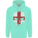 English Skull England Flag Gym Biker Childrens Kids Hoodie Peppermint