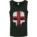 English Skull England Flag Gym Biker Mens Vest Tank Top Black
