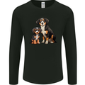 Entlebucher With Puppy Dog Mens Long Sleeve T-Shirt Black