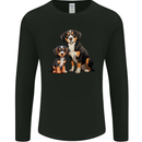 Entlebucher With Puppy Dog Mens Long Sleeve T-Shirt Black