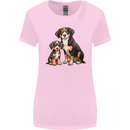 Entlebucher With Puppy Dog Womens Wider Cut T-Shirt Light Pink