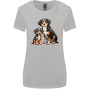 Entlebucher With Puppy Dog Womens Wider Cut T-Shirt Sports Grey