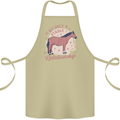 Equestrian Horse My Only Stable Relationship Cotton Apron 100% Organic Khaki