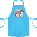 Equestrian Horse My Only Stable Relationship Cotton Apron 100% Organic Turquoise