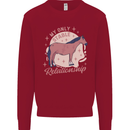 Equestrian Horse My Only Stable Relationship Kids Sweatshirt Jumper Red