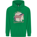 Equestrian Horse My Only Stable Relationship Mens 80% Cotton Hoodie Irish Green
