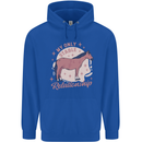 Equestrian Horse My Only Stable Relationship Mens 80% Cotton Hoodie Royal Blue