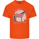 Equestrian Horse My Only Stable Relationship Mens Cotton T-Shirt Tee Top Orange