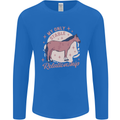 Equestrian Horse My Only Stable Relationship Mens Long Sleeve T-Shirt Royal Blue