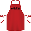 Equestrian Horse Riding Evolution Cotton Apron 100% Organic Red