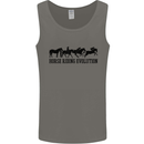 Equestrian Horse Riding Evolution Mens Vest Tank Top Charcoal