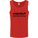 Equestrian Horse Riding Evolution Mens Vest Tank Top Red