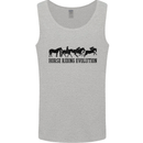 Equestrian Horse Riding Evolution Mens Vest Tank Top Sports Grey