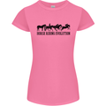 Equestrian Horse Riding Evolution Womens Petite Cut T-Shirt Azalea