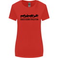 Equestrian Horse Riding Evolution Womens Wider Cut T-Shirt Red