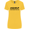 Equestrian Horse Riding Evolution Womens Wider Cut T-Shirt Yellow
