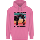 Equestrian Horse Riding My Wild Heart Childrens Kids Hoodie Azalea