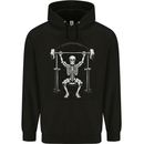 Eternal Gym Bodybuilding Fitness Skull Childrens Kids Hoodie Black