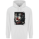 Eternal Spirit of Christmas Skull Guitar Rock Music Mens 80% Cotton Hoodie White
