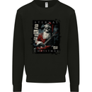 Eternal Spirit of Christmas Skull Guitar Rock Music Mens Sweatshirt Jumper Black