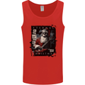Eternal Spirit of Christmas Skull Guitar Rock Music Mens Vest Tank Top Red