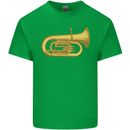 Euphonium Brass Musical Instrument Mens Cotton T-Shirt Tee Top Irish Green