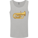 Euphonium Brass Musical Instrument Mens Vest Tank Top Sports Grey