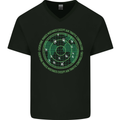 Everyone Makes Mistakes Air Traffic Controllers Mens V-Neck Cotton T-Shirt Black