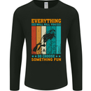 Everything Will Kill You Funny Scuba Diving Diver Mens Long Sleeve T-Shirt Black