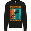 Everything Will Kill You Funny Scuba Diving Diver Mens Sweatshirt Jumper Black