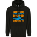 Everything Will Kill You Scuba Diving Funny Diver Childrens Kids Hoodie Black