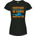 Everything Will Kill You Scuba Diving Funny Diver Womens Petite Cut T-Shirt Black