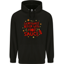 Everything's Better With Hot Sauce Funny Food Childrens Kids Hoodie Black