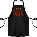 Everything's Better With Hot Sauce Funny Food Cotton Apron 100% Organic Black