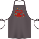 Everything's Better With Hot Sauce Funny Food Cotton Apron 100% Organic Dark Grey