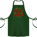Everything's Better With Hot Sauce Funny Food Cotton Apron 100% Organic Forest Green