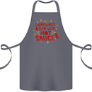 Everything's Better With Hot Sauce Funny Food Cotton Apron 100% Organic Steel