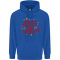 Everything's Better With Hot Sauce Funny Food Mens 80% Cotton Hoodie Royal Blue