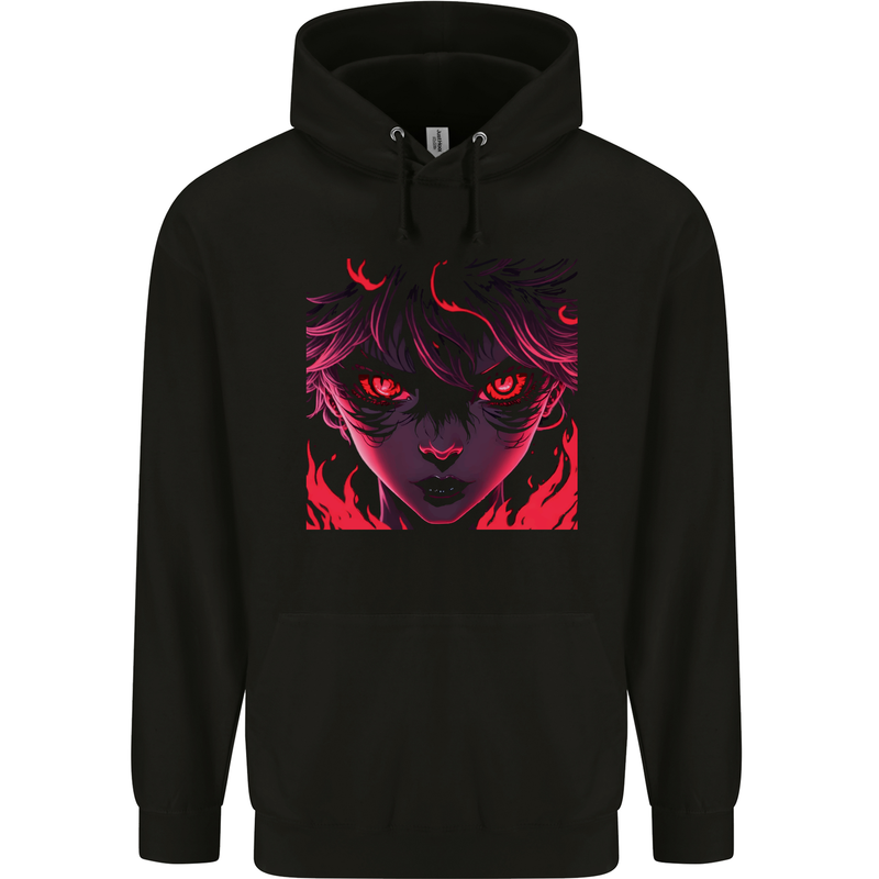 Evil Anime Character 2 Childrens Kids Hoodie Black