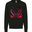 Evil Anime Character 2 Mens Sweatshirt Jumper Black