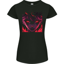Evil Anime Character 2 Womens Petite Cut T-Shirt Black