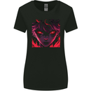 Evil Anime Character 2 Womens Wider Cut T-Shirt Black