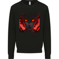 Evil Anime Character Mens Sweatshirt Jumper Black